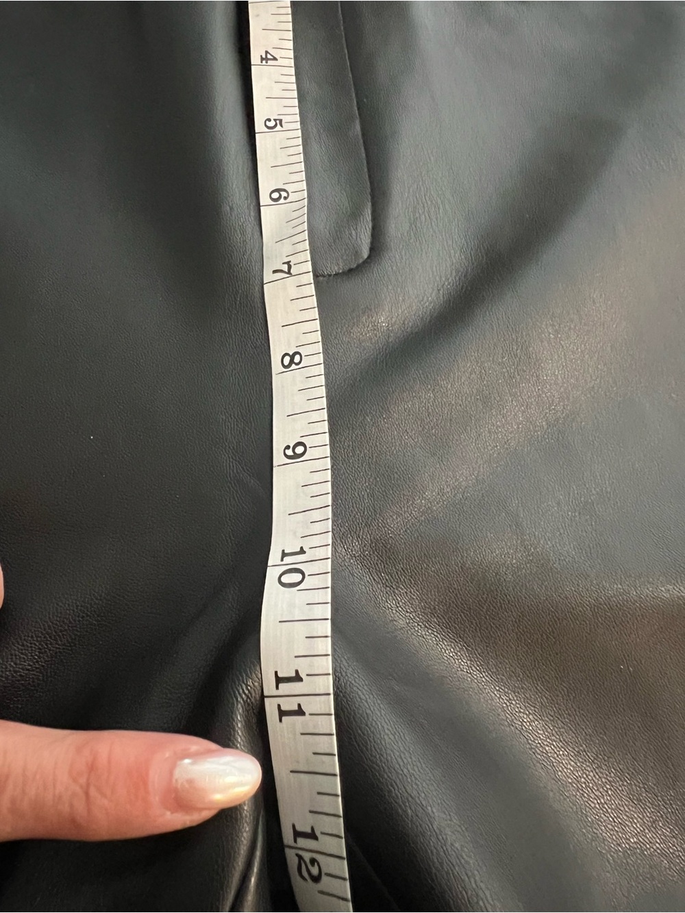 SER.O.YA Ronja Vegan Leather Trouser Black Flare Pants 4621-14 Size 2 NWT - Picture 6 of 16